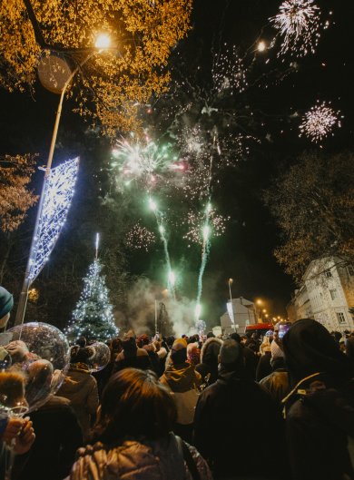 Rozsvícení vánočního stromečku Neštěmice 2019